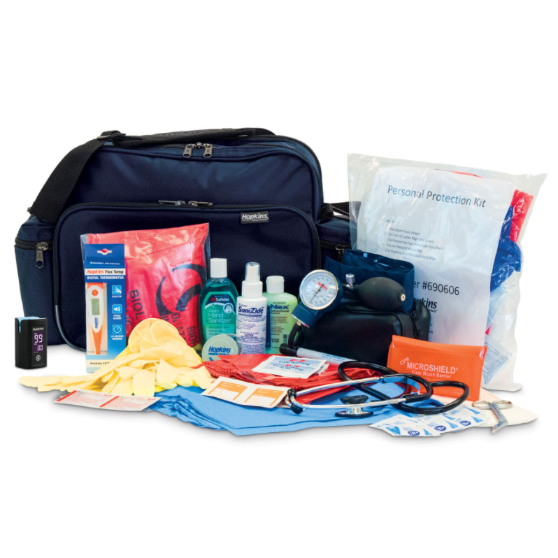 Hopkins Medical Products Clinician Starter Kit with Bag and Pulse Ox-Hopkins Medical Products-HeartWell Medical