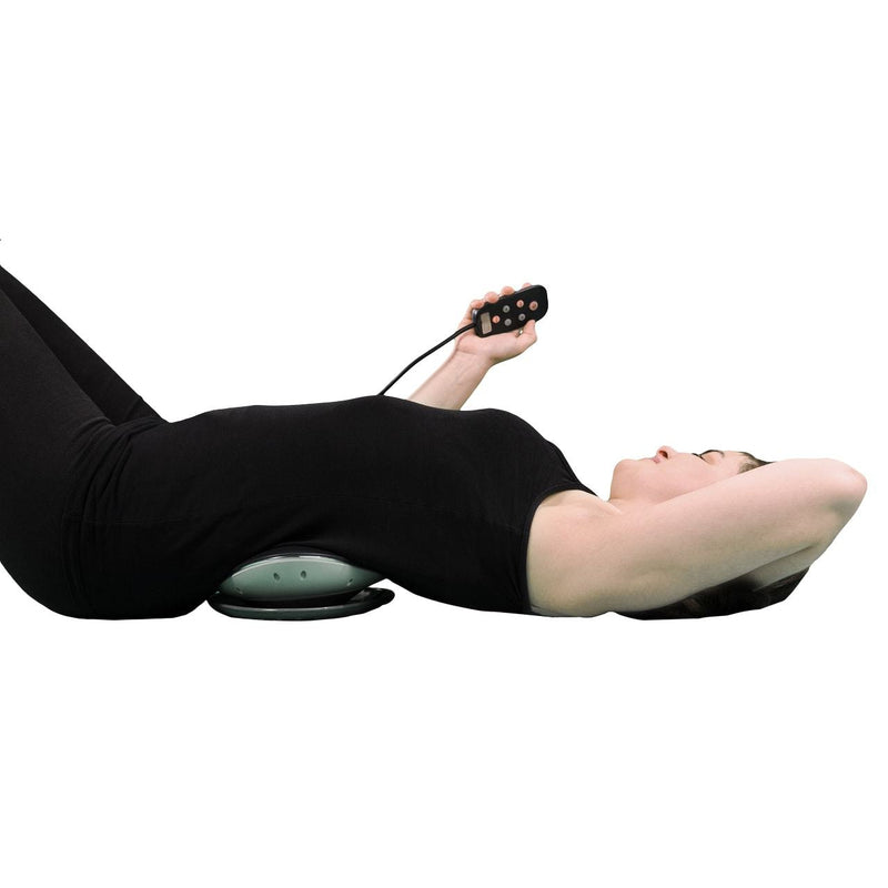 Dynamic Wedge Cervical Back Pain Relief Low Back Stretcher with Vibration  Massage, Infrared Heat, and Air Pressure Spinal Decompression LR100