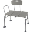 Drive Medical Plastic Tub Transfer Bench with Adjustable Backrest-Drive Medical-HeartWell Medical