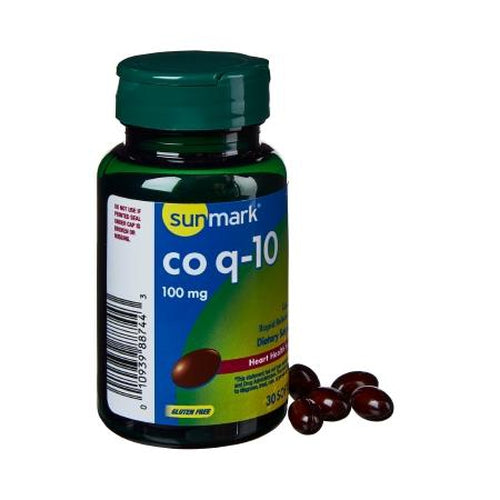 Sunmark Vitamin Supplement Coenzyme Q-10 Softgels 30 Bottle-Sunmark-HeartWell Medical