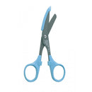 Miltex Nurses Scissors, 5½" (14.0cm), Fluoride Coated, Coated Safety Guard, Blue-Miltex-HeartWell Medical