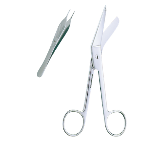 Pro Advantage Adson Dressing Forceps, Office Grade Line, 4 3/4", Serrated-Pro Advantage-HeartWell Medical