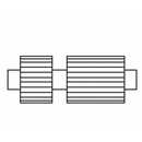 B Braun Dual Male Adapter, Male Luer Lock Connector & Distal SPIN-LOCK connector-B Braun-HeartWell Medical