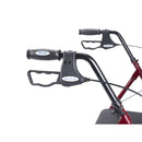 Drive Medical Go-Lite Bariatric Steel Rollator, Red-Drive Medical-HeartWell Medical