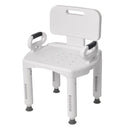 Drive Medical Premium Series Shower Chair with Back and Arms-Drive Medical-HeartWell Medical