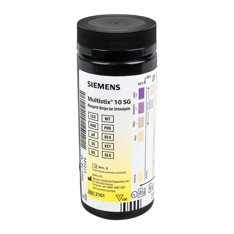 Siemens 2161 Multistix 10 SG Urinalysis Reagent Test Strips