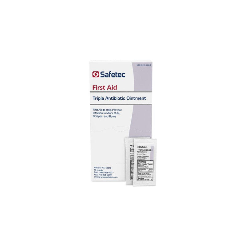 Safetec Triple Antibiotic .9 g 25 ct. Box-Safetec-HeartWell Medical