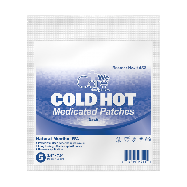 Dynarex Cold/Hot Medicated Patches-Dynarex-HeartWell Medical