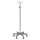 Clinton Industries Six-Leg, 2-Hook Infusion Pump Stand-Clinton Industries-HeartWell Medical
