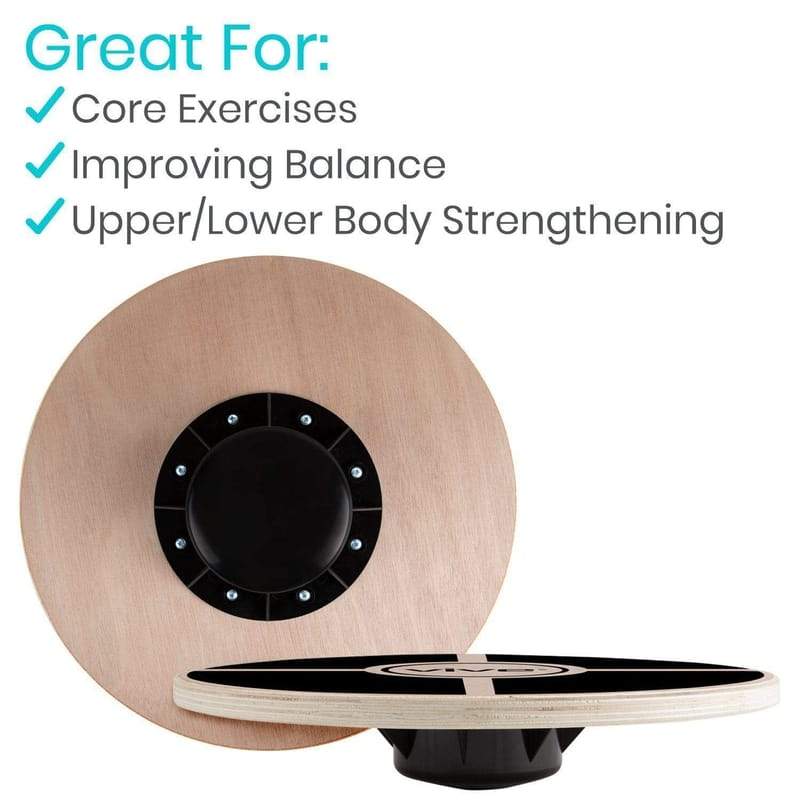Vive Health Wooden Balance Disc-Vive Health-HeartWell Medical