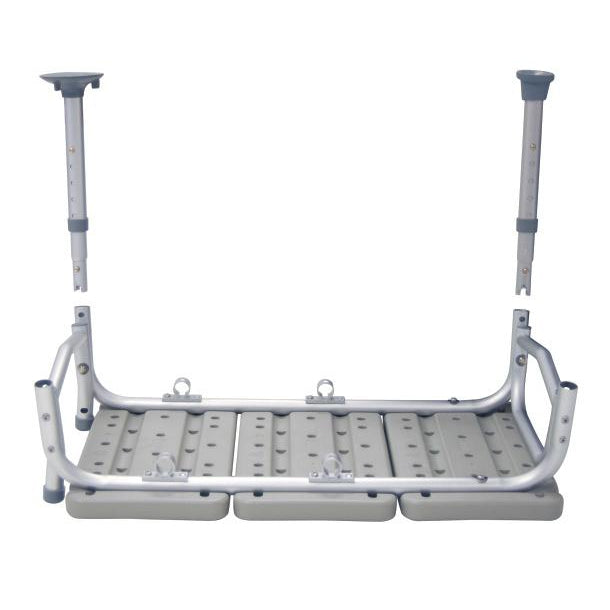 Drive Medical Plastic Tub Transfer Bench with Adjustable Backrest-Drive Medical-HeartWell Medical