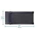 Lifespan Under Desk Treadmill with Console Silver Frame-Lifespan-HeartWell Medical