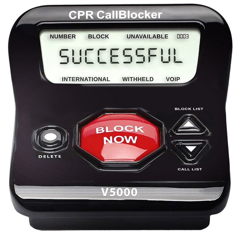 CPR Call Blocker V5000 With 6500 Number Blocking-CPR Call Blocker-HeartWell Medical