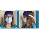 Graham Medical Disposable Face Shield Clear Blue-Graham Medical-HeartWell Medical