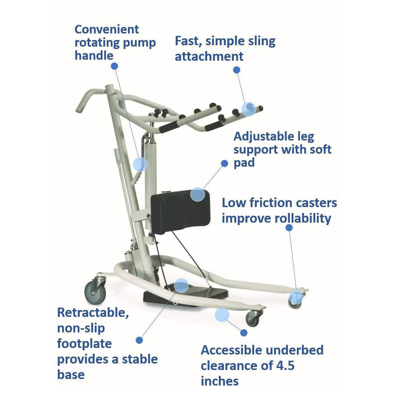 Invacare Get-U-Up Sit-to-Stand Lift-Invacare-HeartWell Medical