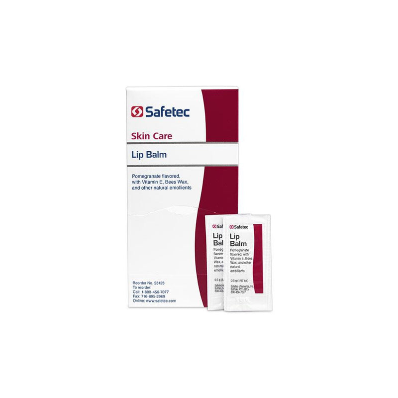 Safetec Lip Balm .5 g 144 ct. Box-Safetec-HeartWell Medical