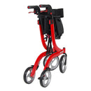 Drive Medical Nitro Aluminum Rollator, 10" Casters-Drive Medical-HeartWell Medical