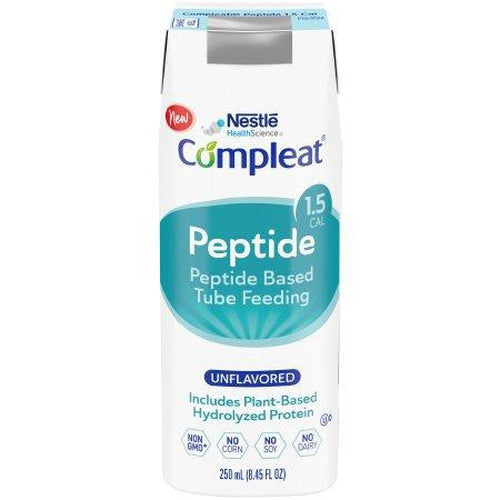 Nestle Compleat Pedptide 1.5 Cal, Adult, Unflavored, 250ml Carton-Nestle-HeartWell Medical