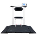 Detecto Portable Wheelchair Scale with Handrail and Seat-Detecto-HeartWell Medical