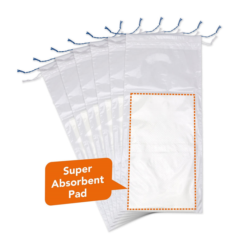 Cleanis CareBag Male Urinal Bag with Super Absorbent Pad PAC-Cleanis-HeartWell Medical