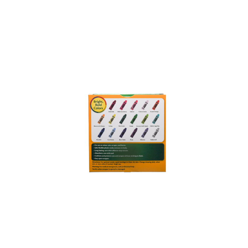 ASO Crayola Bandages ¾" x 3" Strips-ASO-HeartWell Medical