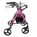 ProBasics Aluminum Height Adjustable Rollator Pink-ProBasics-HeartWell Medical