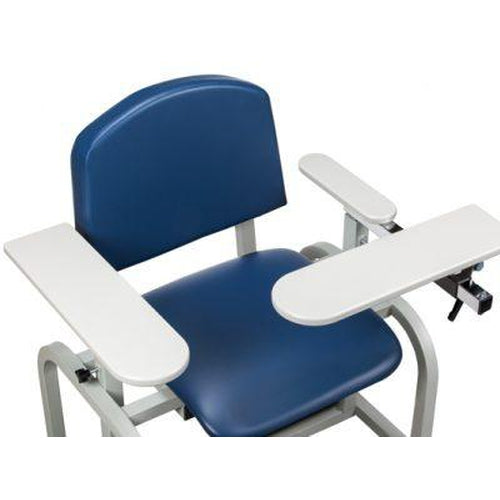 Clinton Industries Blood Draw Chair, Padded Flip Armrest & Arms-Clinton Industries-HeartWell Medical
