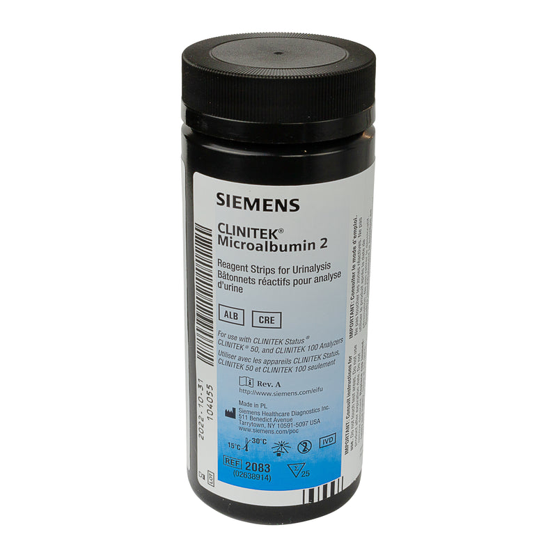 Siemens Clinitek Microalbumin Reagent Test Strips-Siemens-HeartWell Medical