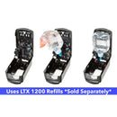 MDMaxx Hand Sanitizer Dispenser Automatic, 1200 ml Capacity, with Steel 48” Stand, Touchless (Black, LTX)-MDMaxx-HeartWell Medical