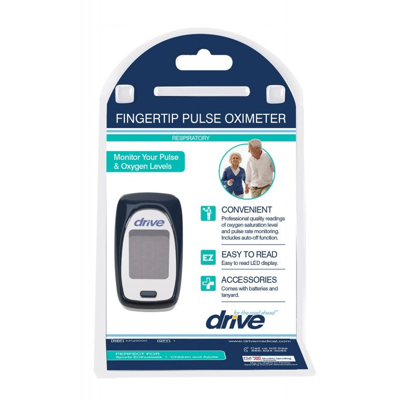 Drive Medical Fingertip Pulse Oximeter-Drive Medical-HeartWell Medical
