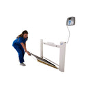 Health o Meter Antimicrobial Wall-Mounted Fold-Up Wheelchair Scale-Health o Meter-HeartWell Medical