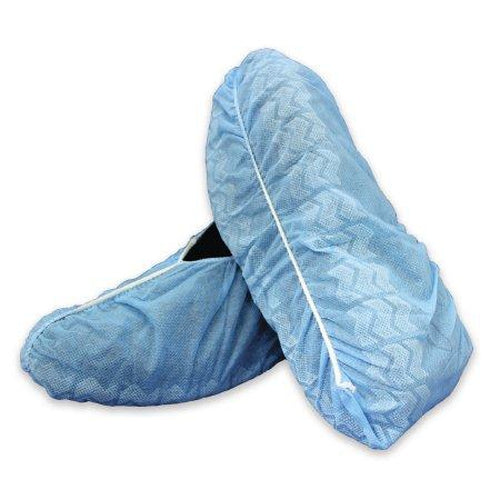 Mckesson Shoe Cover One Size Fits Most Shoe High Nonskid Sole, Blue-Mckesson-HeartWell Medical