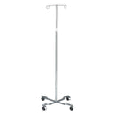 Dukal IV Pole 2 Hook 4 Caster-Dukal-HeartWell Medical