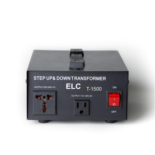 ELC 1500 Watt Voltage Converter Transformer with Circuit Breaker Protection-ELC-HeartWell Medical